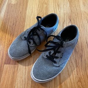 Vans youth size 6 sneakers in grey